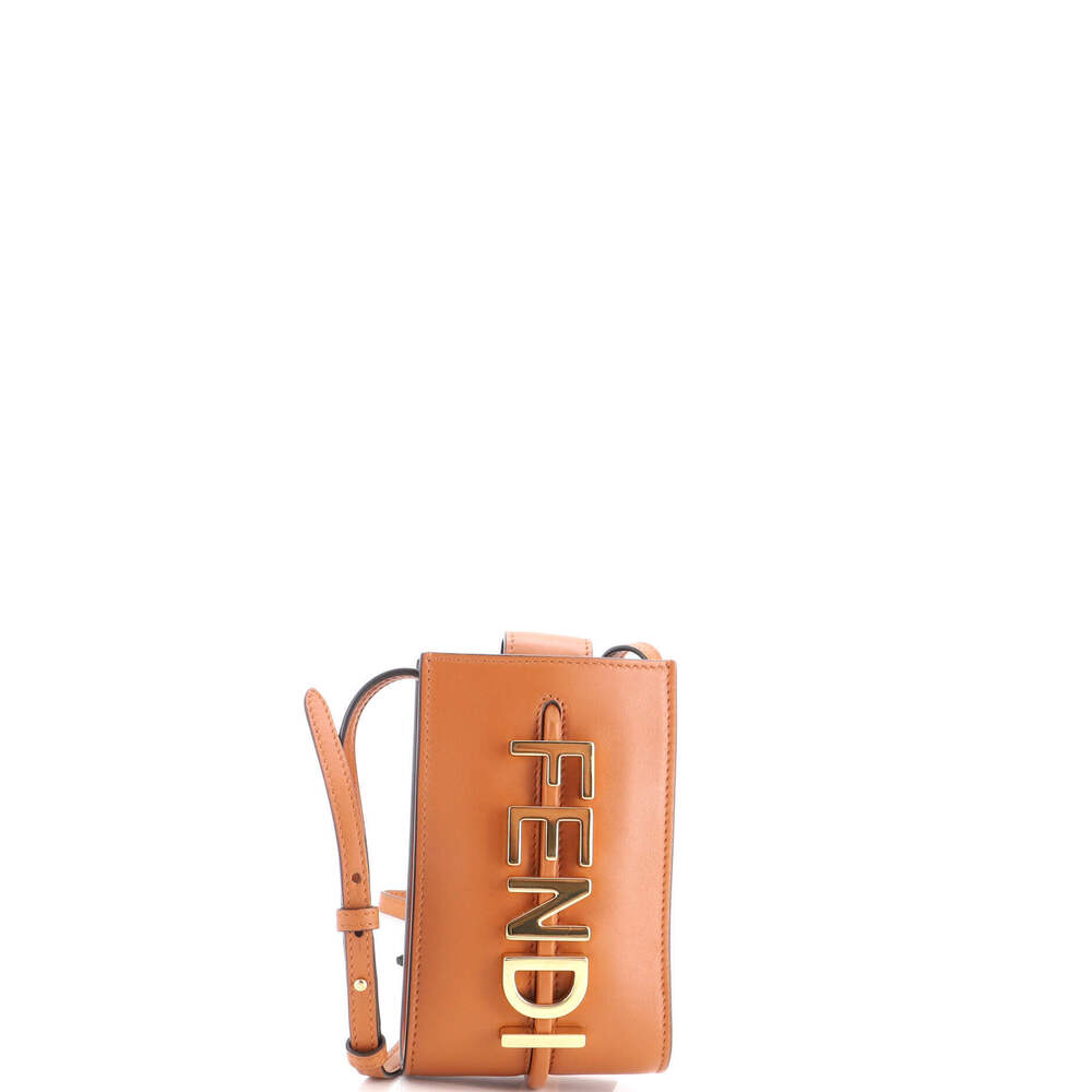 Fendi Fendigraphy Phone Pouch Leather